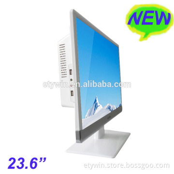 all in one pc ,with DIY computer hardware OEM all in one computer 23.6"LED monitor case pc desktop computer